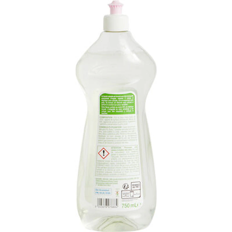 Liquide vaisselle -Peaux Sensibles Ecolabel 750mL